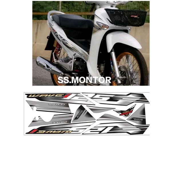 STRIPING STIKER WAVE SUPRA X 125 OLD