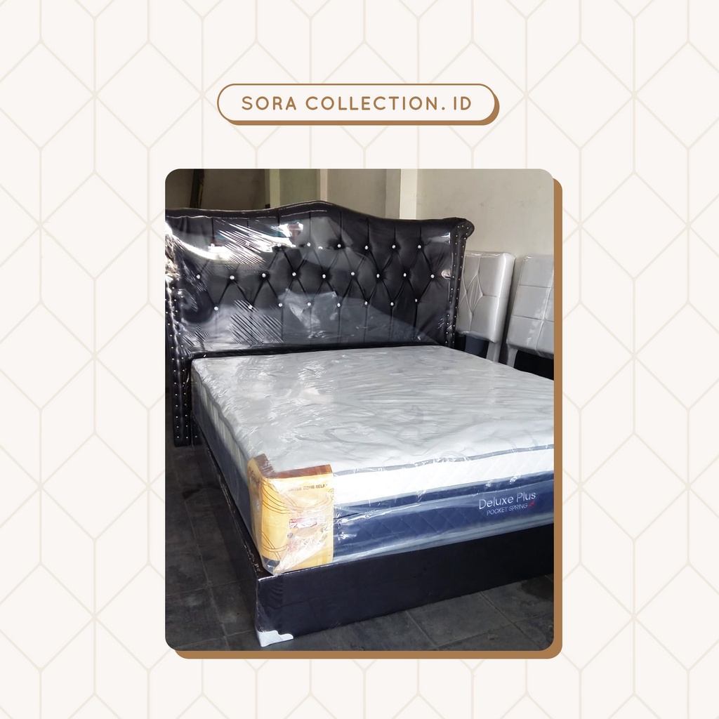 Central Springbed Deluxe Plus Pocket 180x200 cm + Divan Wings Full Set