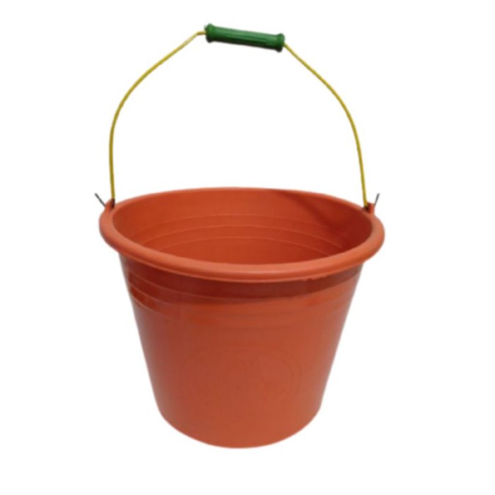 Ember Anti Pecah Orange Besar - Ember Cor Orange Ukuran Besar