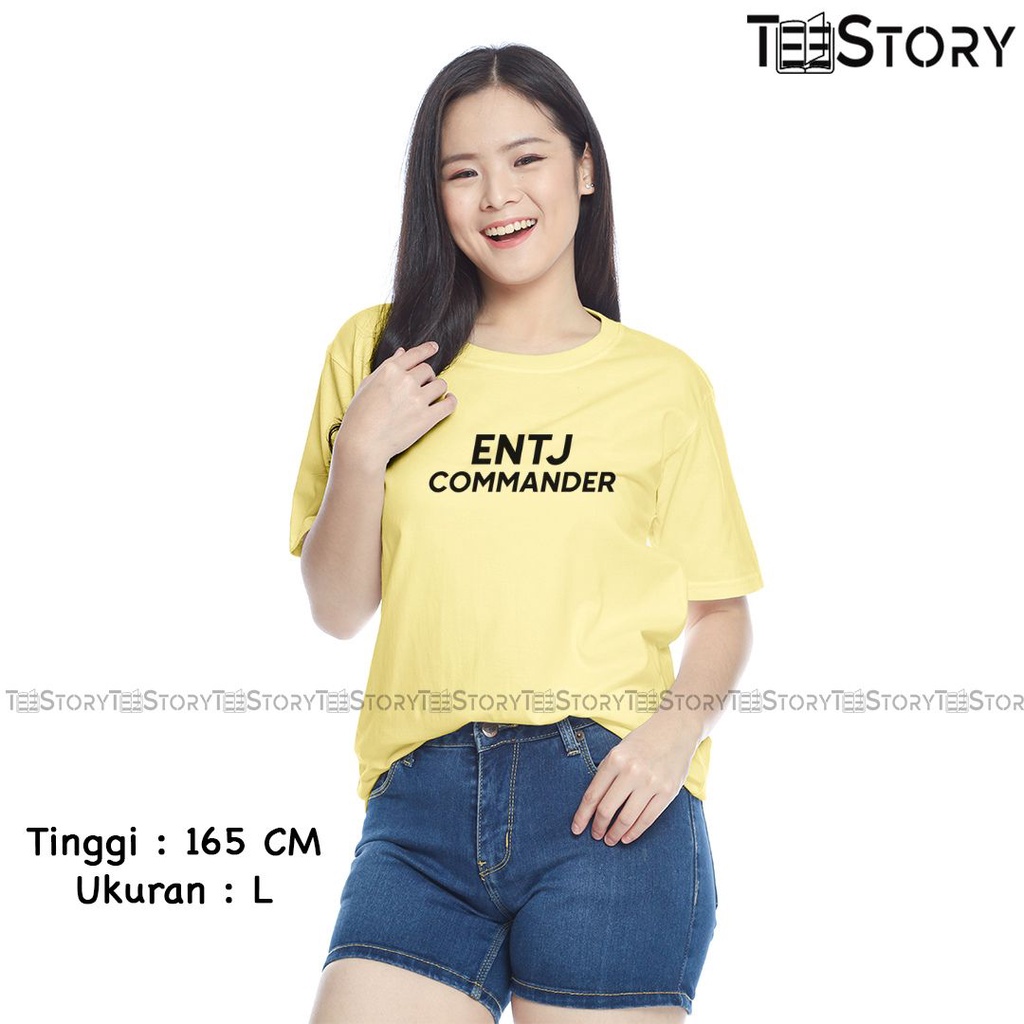 KAOS ENTJ 16 PERSONALITIES ATASAN BAJU T-SHIRT FASHION WANITA PRIA COWOK CEWEK KATUN PREMIUM DISTRO 
