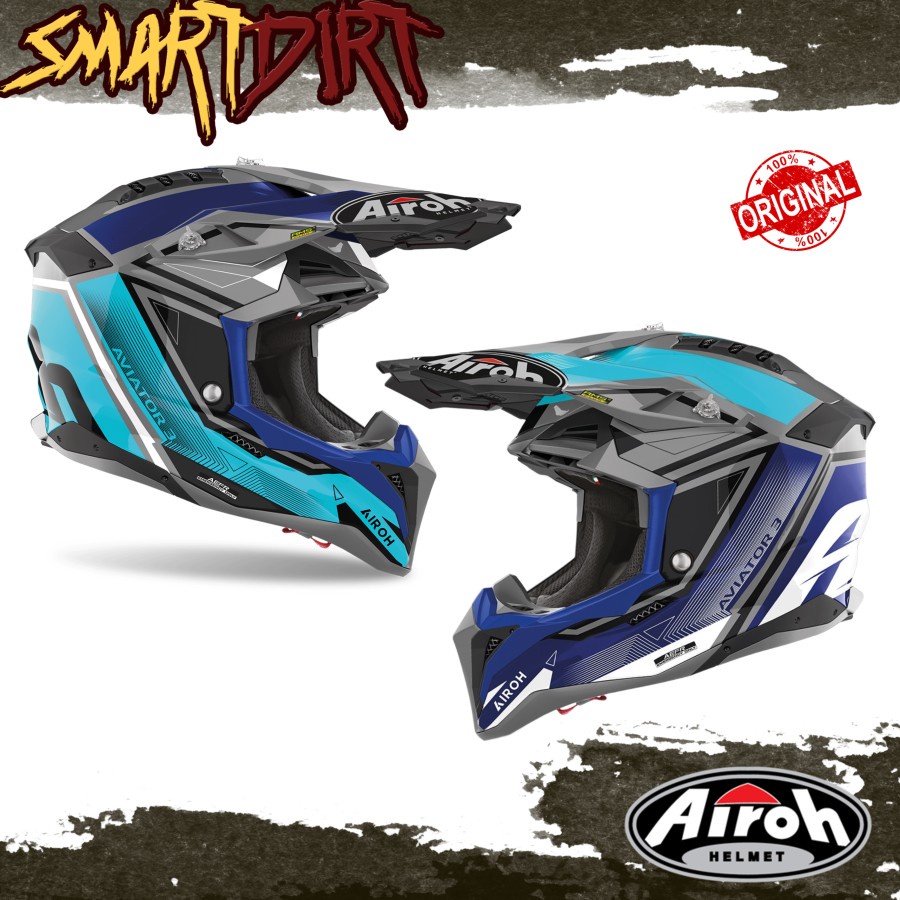 HELM CROSS AIROH AVIATOR 3 LEAGUE 2023 HELM TRAIL AIROH AVIATOR 3 ORI