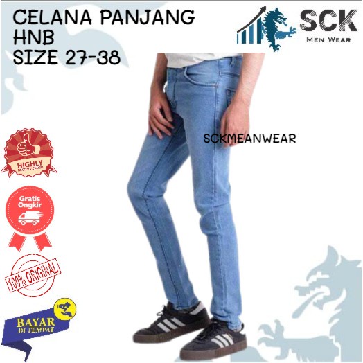 sck - Celana Jeans Pria CRV Reguler Model Standar Warna Garment / Celana Denim Cowok Reguler Pria Murah - sckmenwear GROSIR