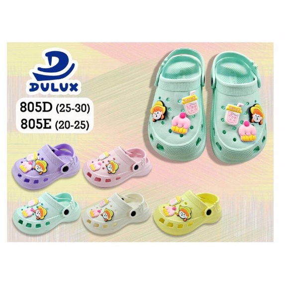 Sandal Fuji Bakpao Anak Sandal Anak Tali Belakang Karakter Lucu Sandal Anak Laki-laki Perempuan Dulux  Murah