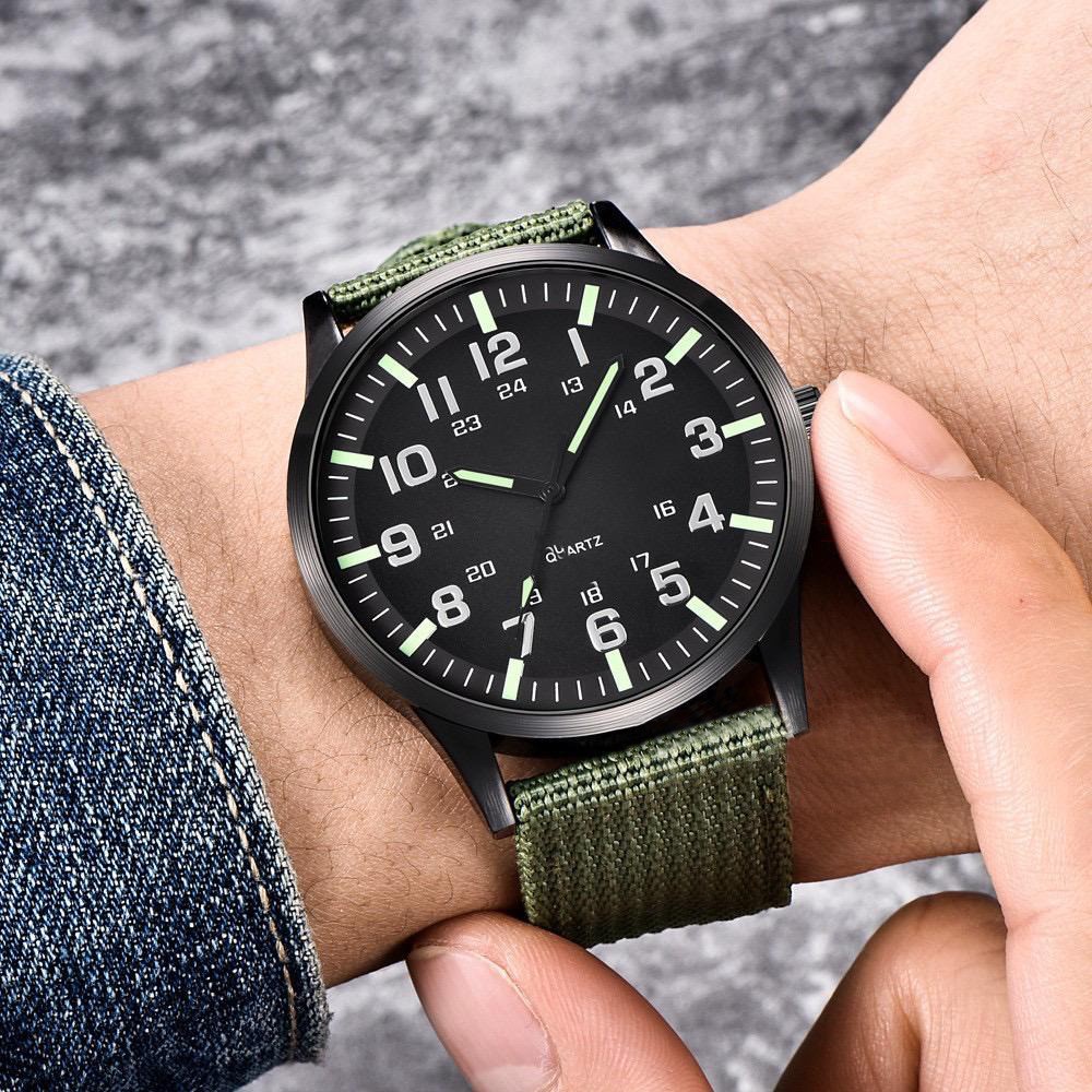 Jam Tangan Couple Wanita Pria  Strap Canvas Casual Sport Analog Watch Brands Fashion SA020 Include Batrai Import Terbaru Belum Anti Air Terlaris Harga Promo Murah Grosir Bisa Bayar COD