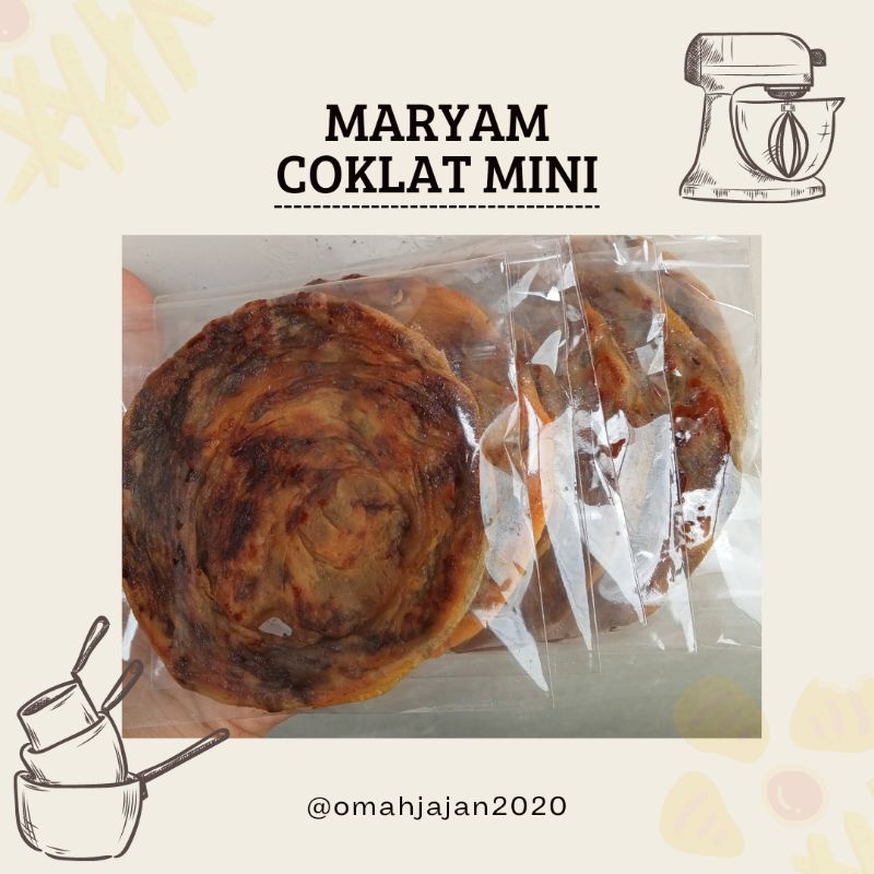 

MARYAM COKLAT MINI | FROZEN FOOD | ROTI CANAI MINI