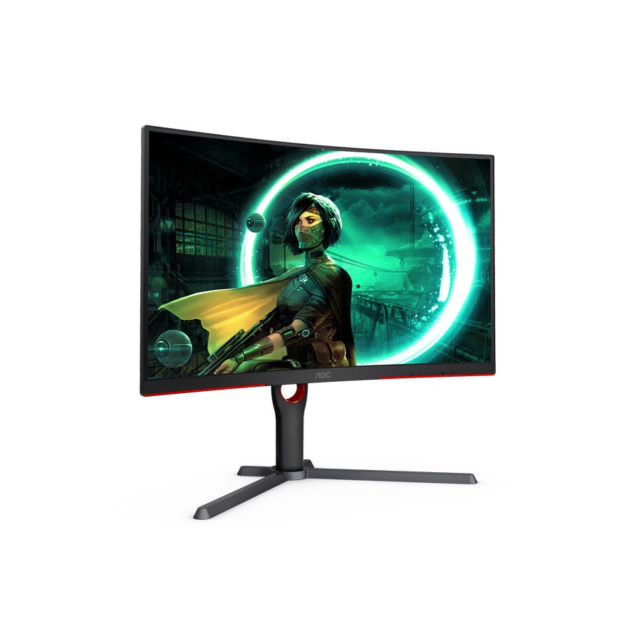 MONITOR AOC 27&quot; C27G3 165HZ 1MS CURVED 1000R 1080P HDMI DP sRGB 118%