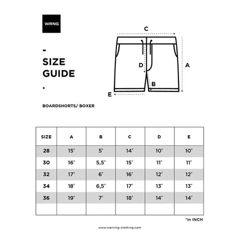 CELANA PENDEK WARNING CLOTHING | NOD