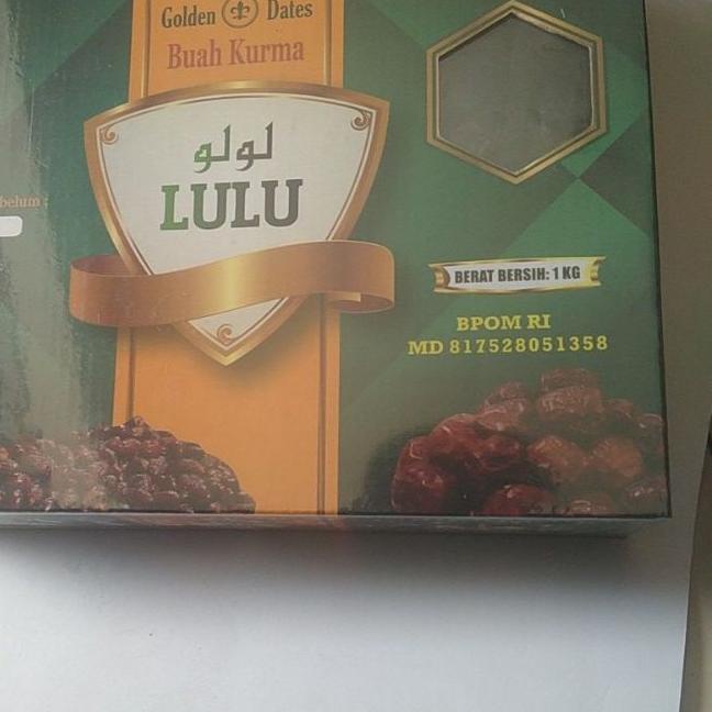 

♣ buah kurma lulu golden date 1kg asli original ➯