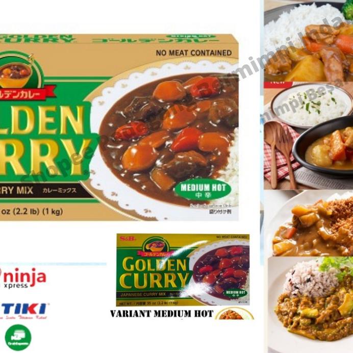 

♥ S&B Golden Curry 1Kg Medium Hot | Kari Blok | Kari Jepang ♕