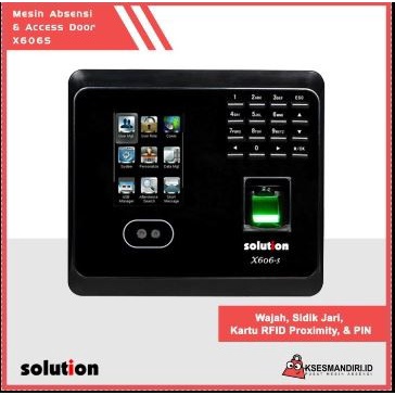 

[[JNT COD]] Mesin Absensi Fingerprint dan Akses Pintu Solution X606S