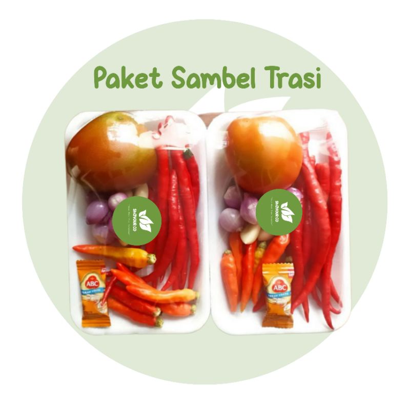 

Paket Sayur dan lauk instan / sayur pack / paket sayur - Sambel terasi - shayour.co
