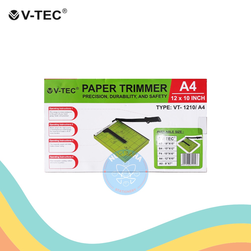

OBRAL…!!! PAPER TRIMMER V-TEC 1210 A4 (1 PCS)