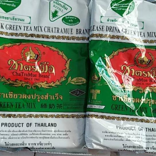 

☟ Chatramue Green Tea 200gr ADA & LOGO HALAL MUI ❆