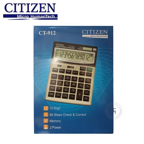 

Kalkulator Citizen CT-912 Besar
