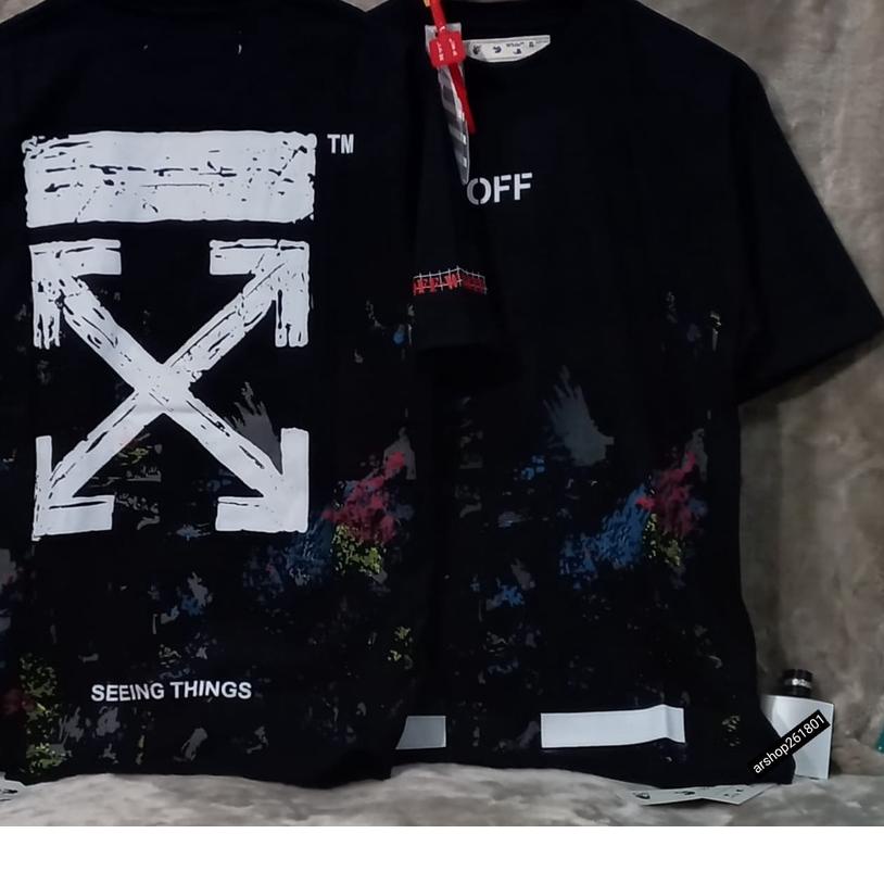 ❂ KAOS OW GALAXI 24S KAOS OW MIROR 1:1 ORIGINAL KAOS OW FULL TAG LABEL KARET TSHIRT BRANDED KAOS LOG