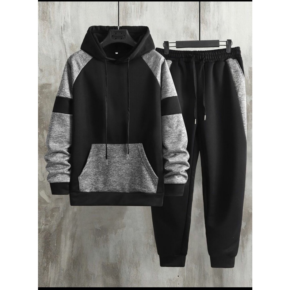 BISA COD/STELAN HOODIE JACKSON/SET HOODIE DAN CELANA JOGGER/TERBARU