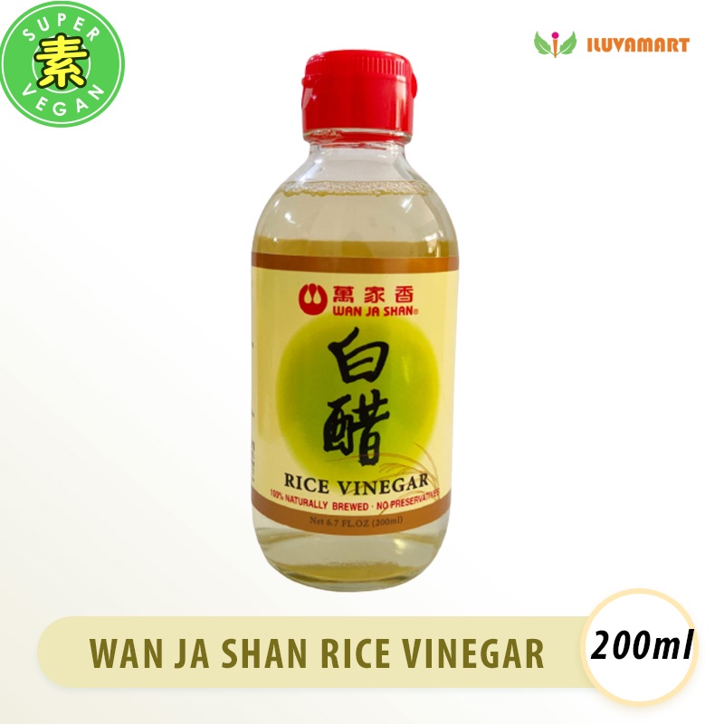 

Wan Ja Shan Premium Rice Vinegar 200ml Cuka Beras Bumbu Masak