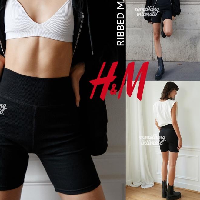 ✼ Forever 21 Active Perforated BIKER SHORTS / F21 Short Leggings Legging Pendek Workout Cycling Pant