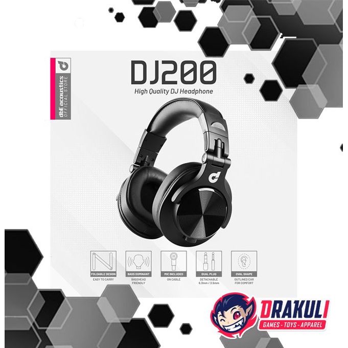 dbE DJ200 High Quality DJ Headphone