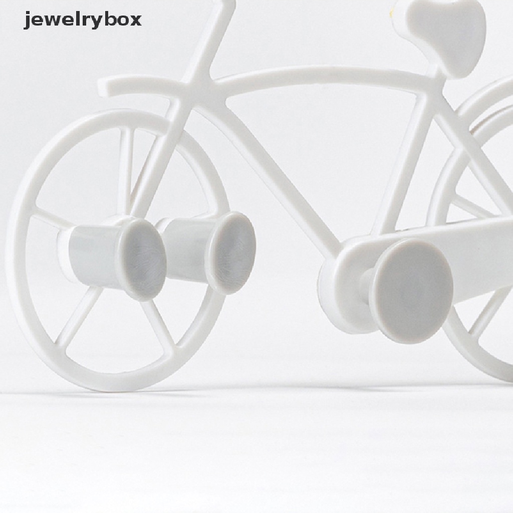 [jewelrybox] Kreatif Bentuk Sepedaan Dekorasi Dinding Hook Punching-free Kunci Tas Holder Gantungan Butik