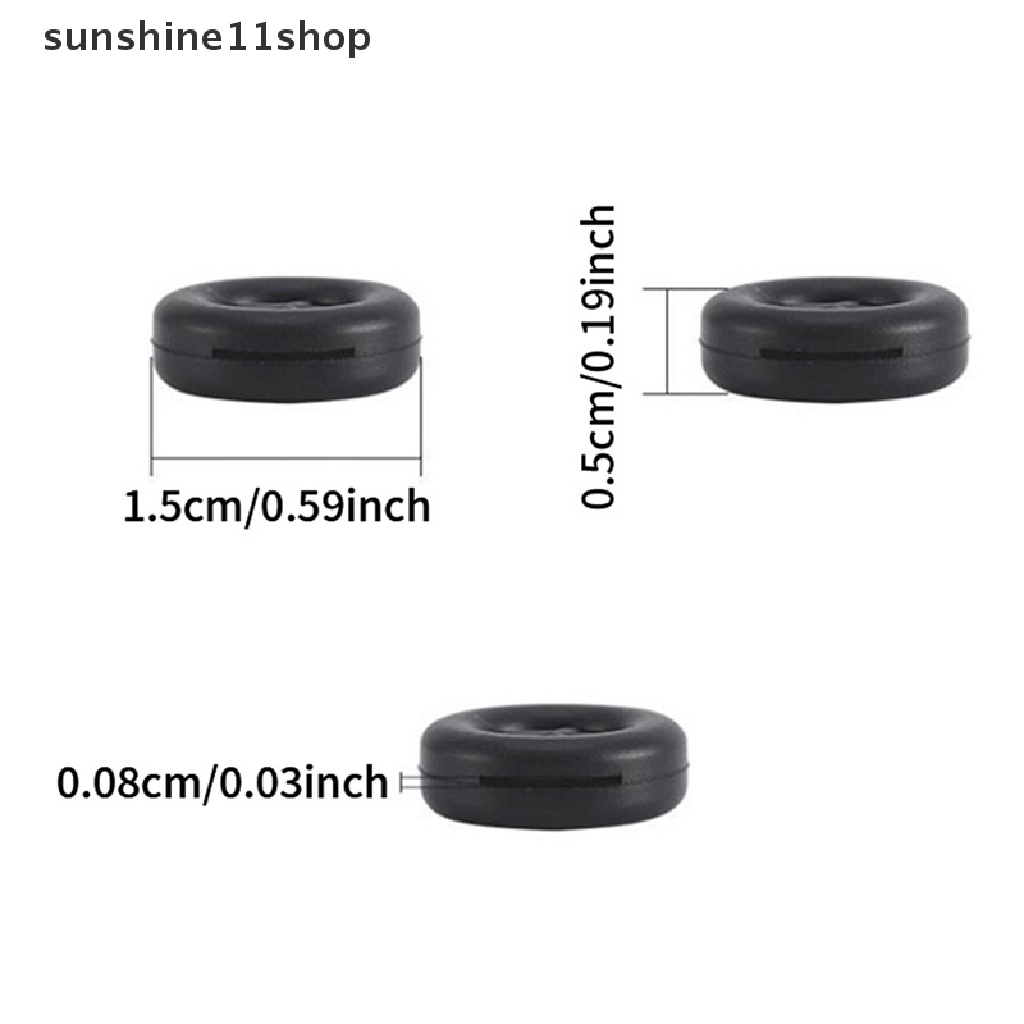 Sho 5pasang Penahan Kacamata Anti Slip Kacamata Bulat Silikon Temple Sleeve N