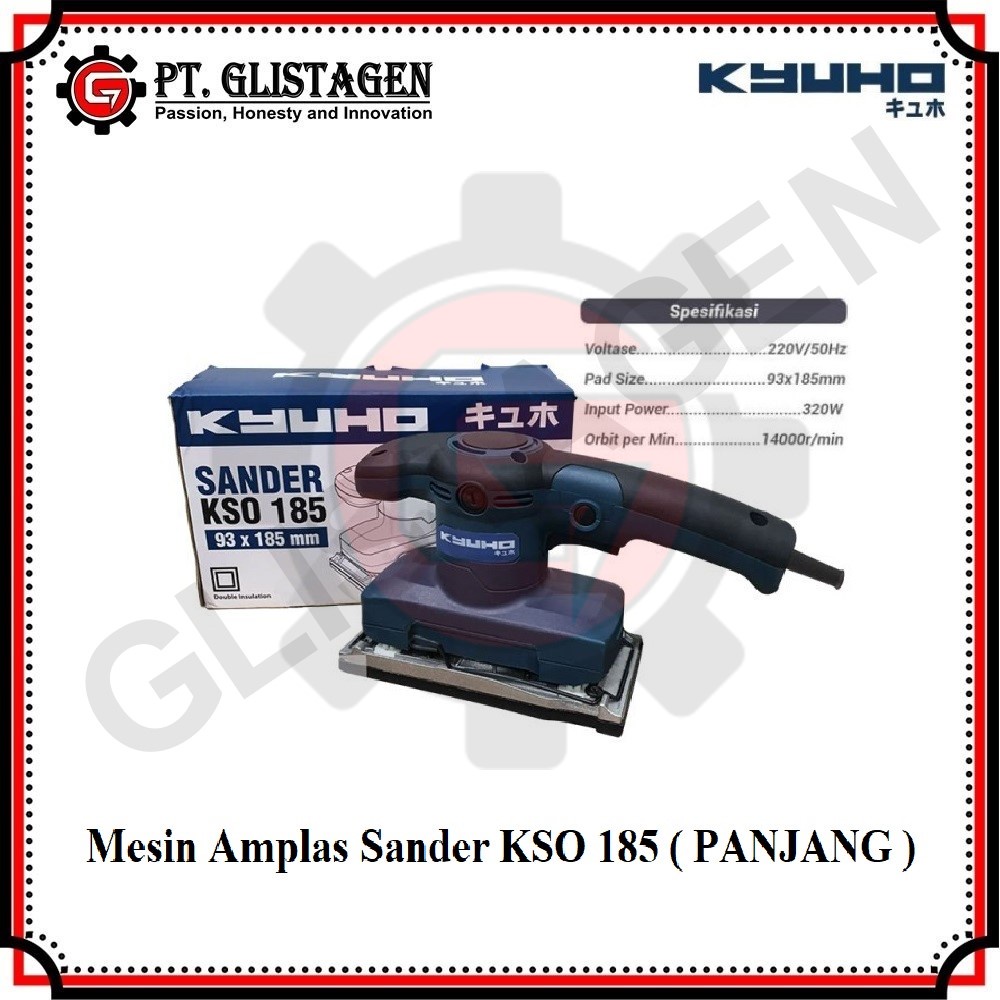 KYUHO SANDER KSO185 Mesin Amplas Sander (PANJANG 93x185) KYUHO KSO 185