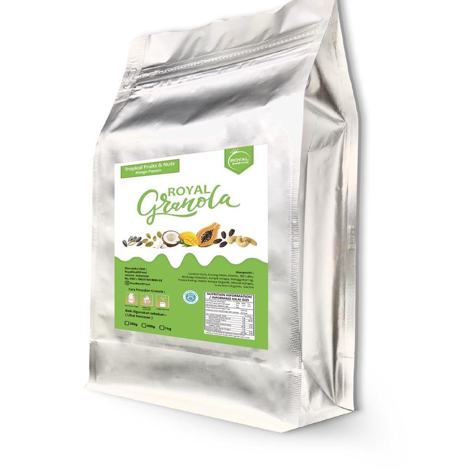 

✱ ROYAL Granola 1 KG Tropical Fruits & Nuts (Mango Papaya) ♝