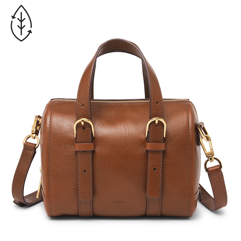 Fossil Carlie Mini Satchel Brown Tas Wanita ZB1856-200