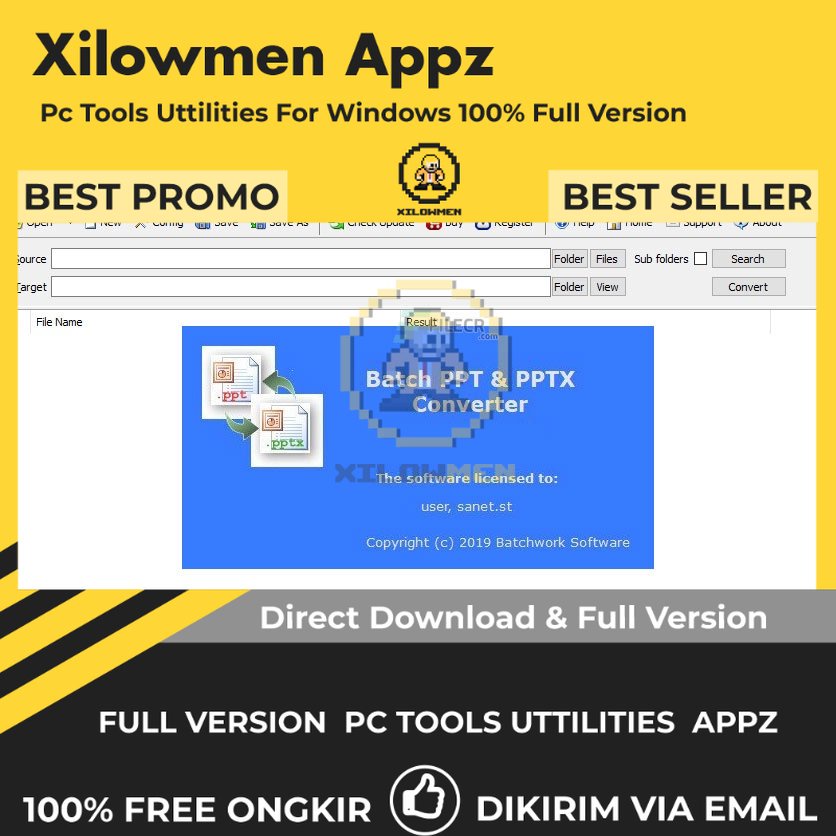 [Full Version] Batch PPT and PPTX Converter 20 Pro PC Tools Software Utilities Lifetime Win OS