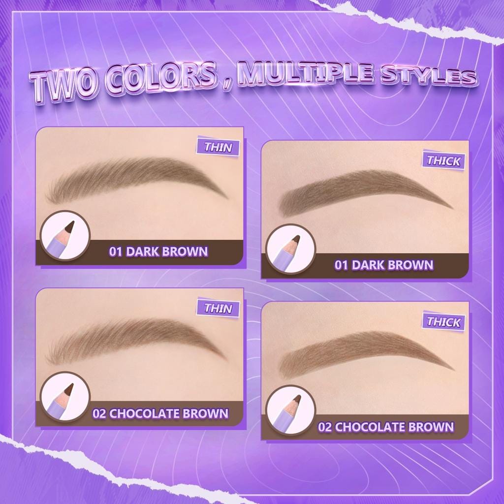 ORIGINAL IRENEDA Precision Eyebrow Pencil Ireneda Eyebrow Pensil Alis Waterproof Eyebrow Pen Ireneda