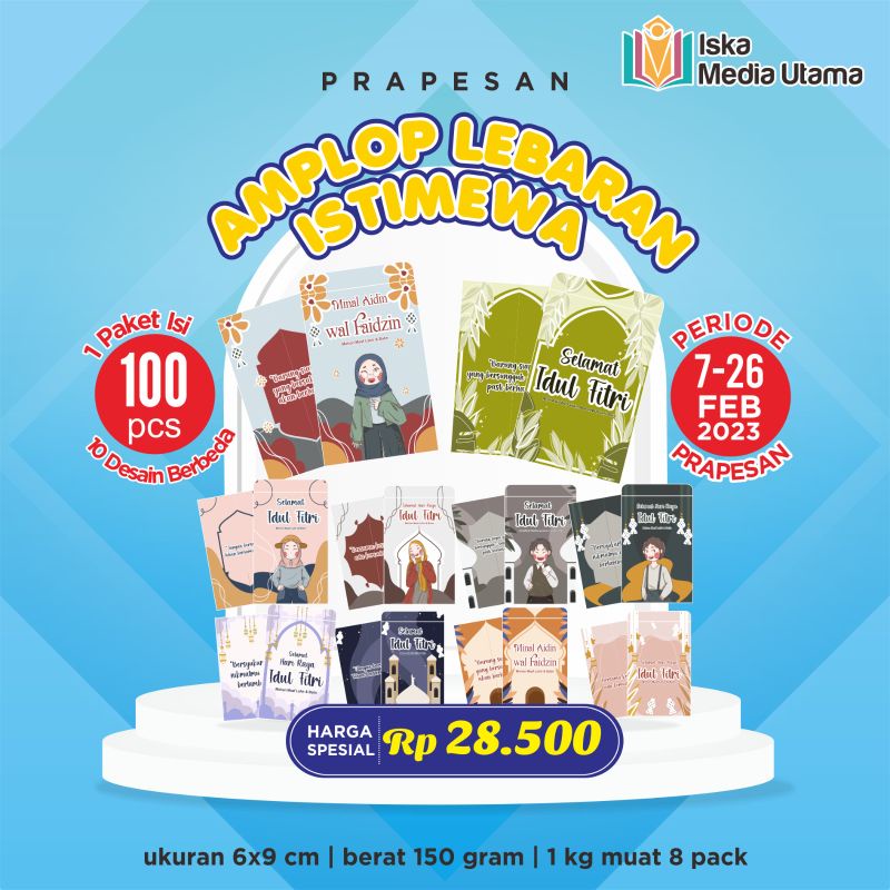 

Amplop Lebaran 100pcs
