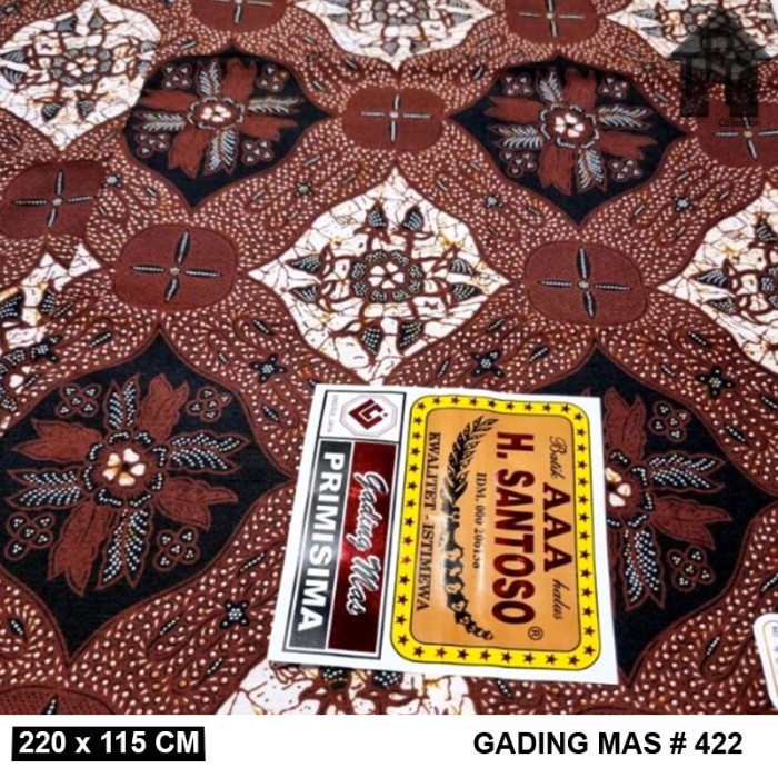 Kain Batik Jarik Printing / Samping Kebat / Grade AAA Cap Cent Asli