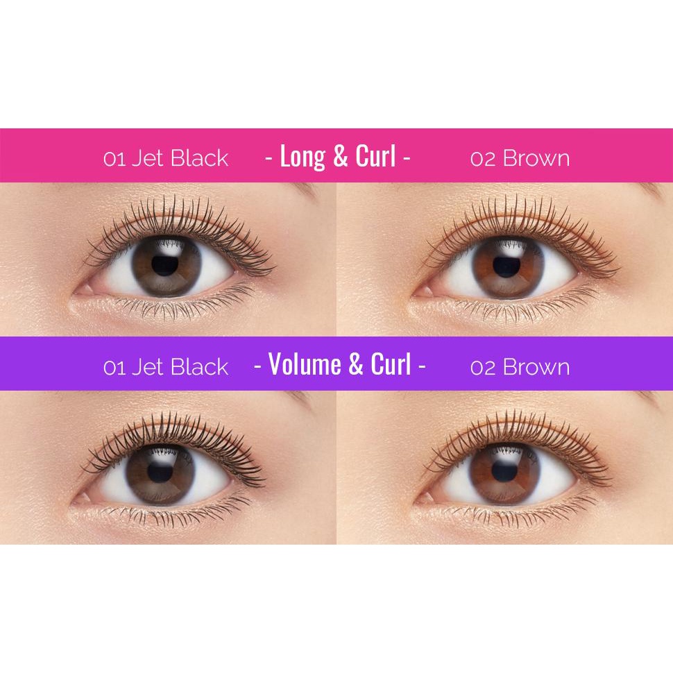 (READY &amp; ORI) Kiss Me Heroine Mascara Volume Long Curly Black Maskara ORI JAPAN