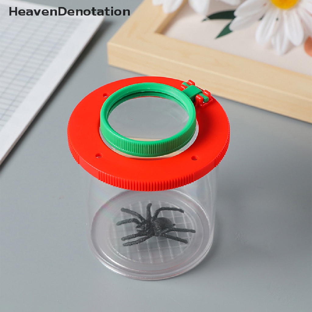 [HeavenDenotation] Kaca Pembesar Rumah Anak Silinder Crawler Spider Insect Box Magnifying HDV