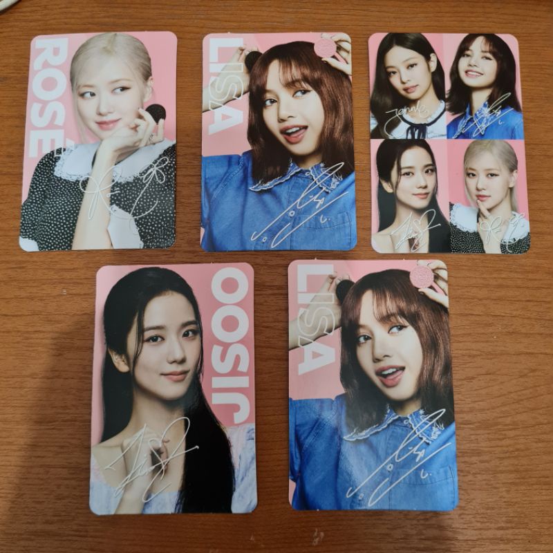 OFFICIAL PHOTOCARD BLACKPINK X OREO PC ALBUM PINK VENON BORN PINK KILL THIS LOVE BLACKPINK IN YOUR AREA JENNIE LISA JISOO ROSE GROUP