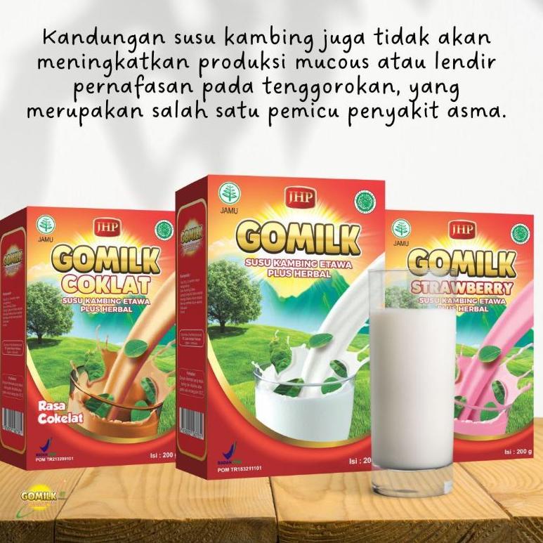 

[ SALE ] GOMILK Susu Kambing etawa plus Herbal dan daun kelor solusi obat maag dan asam lambung