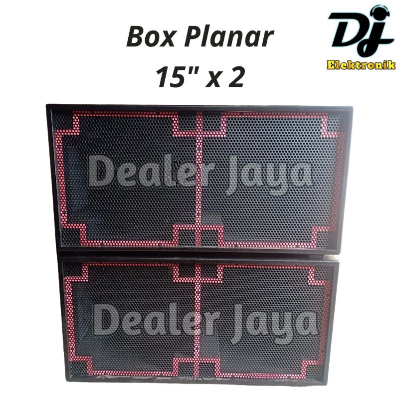 Box Speaker Model PLANAR Subwoofer / Sub 15" x 2 - 15 inch