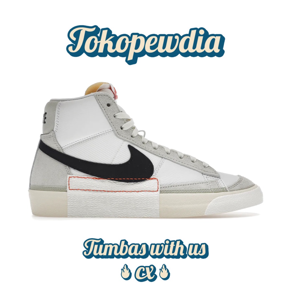 Nike Blazer Mid Pro Club / White Light Bone / Summit White