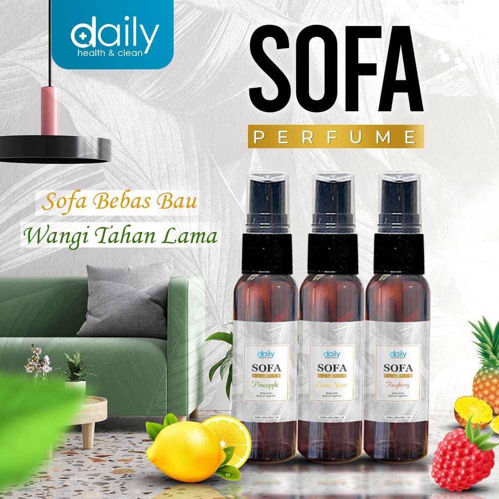 Parfum Sofa - Daily Sofa Perfume Pengharum Sofa Hilangkan Bau Sofa Antibacterial 100ml