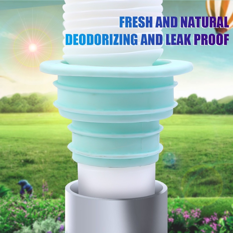 1pc Warna Random Mesin Cuci Bathtub Pipa Drain Plug Teleskopik Anti-blocking Aksesoris Selokan Anti Bocor Sealing Ring Serangga-Bukti Anti Bau Wastafel Lingkaran