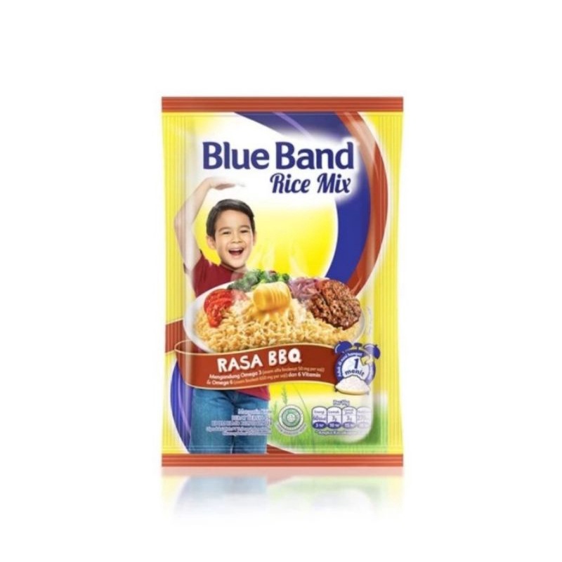 

Blue Band Rice Mix Barbeque Seasoning Bumbu Nasi Instan Sachet 45gr