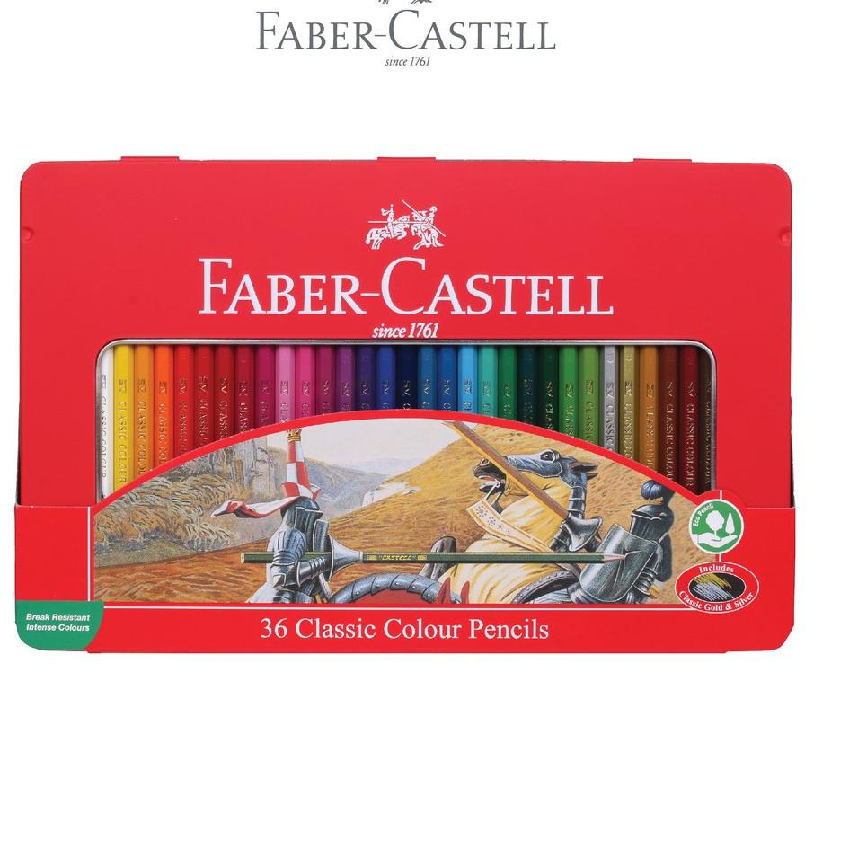 

Super Kejutan Faber-Castell Classic Colour Pencil 36L Tin Case