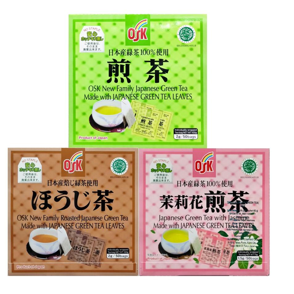 

℮ OSK JAPANESE GREENTEA 50 SACHET HALAL & ♞