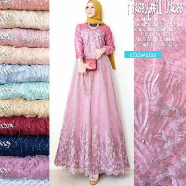 TERPERCAYA Mieux Gamis Turkey Original Jetblack Livia Hilwah Shahia Elona Fatimaa Syahnaz Larissa No