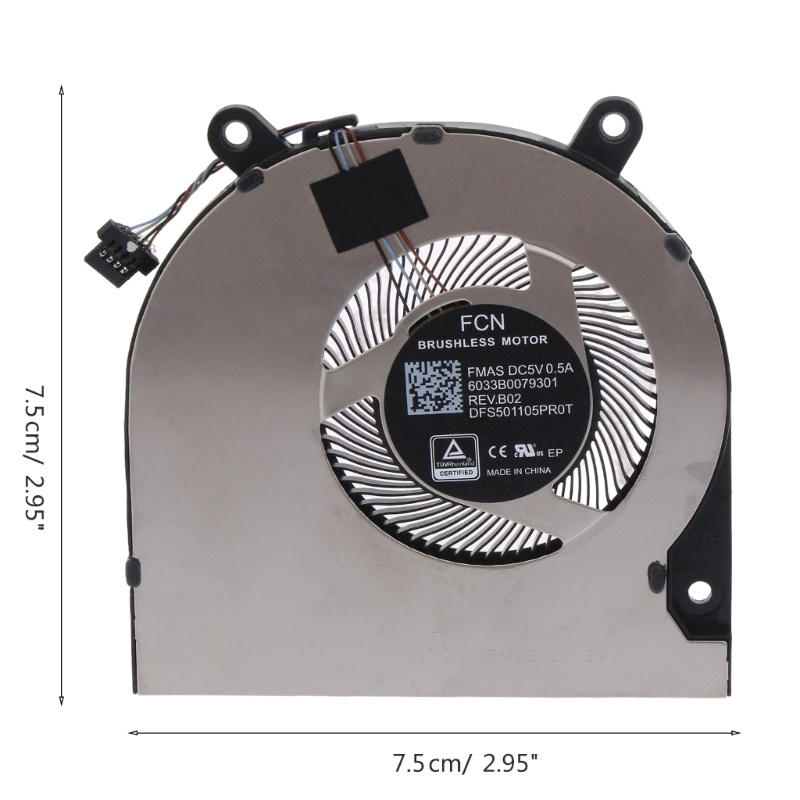 Btsg Kipas Pendingin CPU Kecepatan Tinggi Pendingin Heatsink Untuk HP Pavilion x360 Convertible 14M