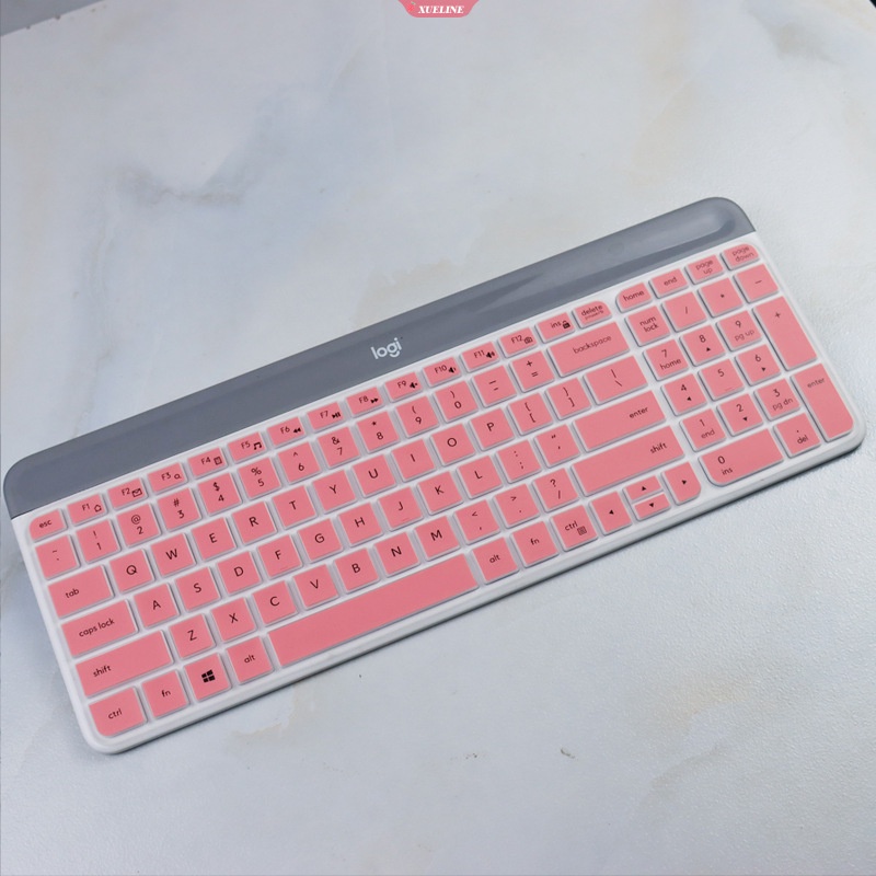 Logitech MK470 K580 Stiker Keyboard Bluetooth Film Dekorasi Kepribadian Sederhana Kartun Gadis Lucu Pink [ZXL]