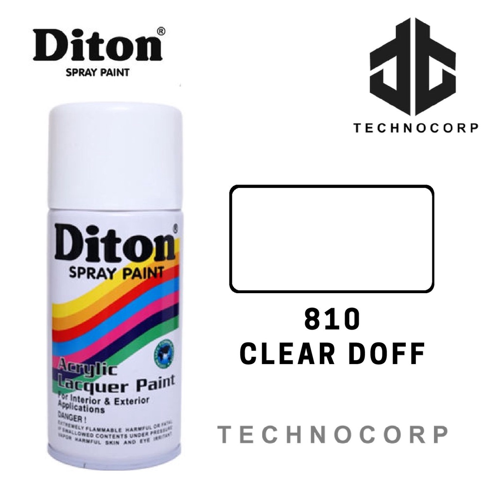 

Cat Semprot DITON 810 CLEAR DOFF / CLEAR BENING BURAM 300 ML