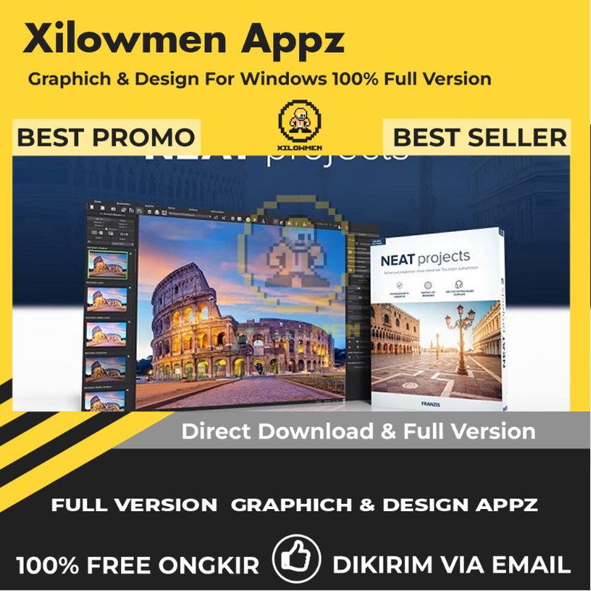 [Full Version] Franzis NEAT projects 3 professional Pro Design Graphics Lifetime Win OS