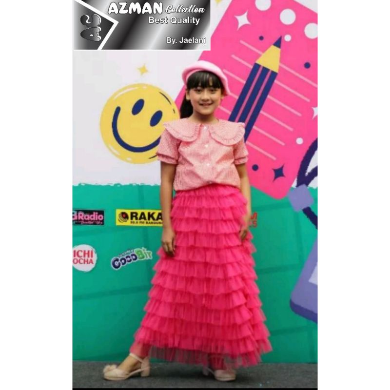 ROK TUTU MILANNA TULLE SKIRT IMPORT/ ROK COUPLE DEWASA DAN ANAK/ROK TUTU REMPEL TUMPUK/ROK TUTU DEWASA PEMINIM