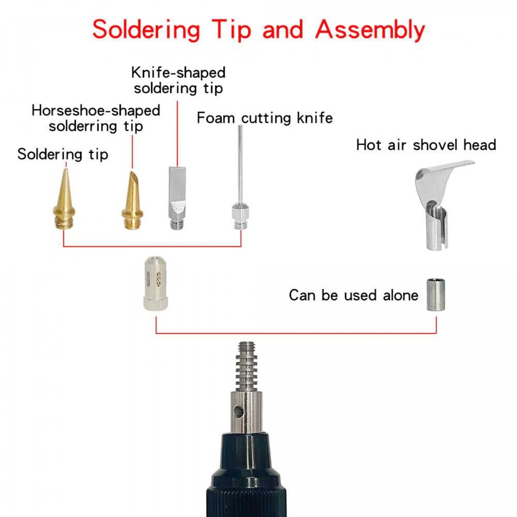 LEFAVOR Solder Gas Butana 1 Set Portable Iron Pen